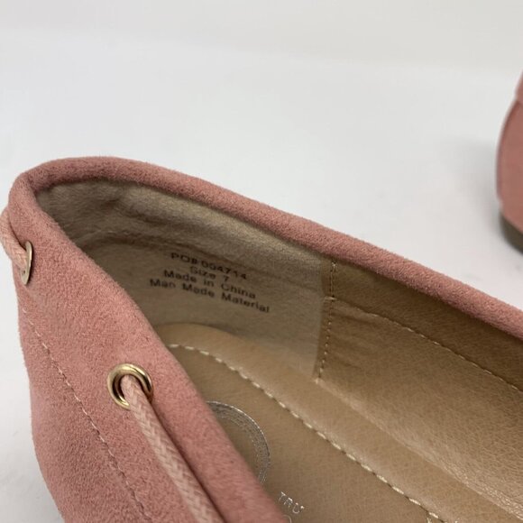 Journee Collection Thatch 004714 Loafers Womens 7 Mauve Faux Suede Slip On S0768 - Picture 2 of 10
